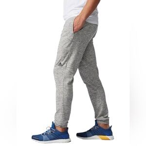 adidas Men’s Post Game Tapered Fleece Track Pants Joggers with Ankle Zips